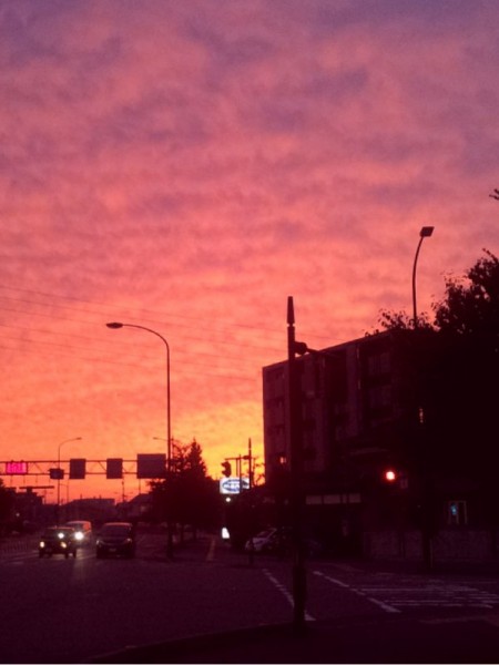 sunset clouds